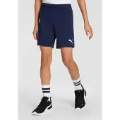 Puma Pantalon de sport 'TeamRise' bleu marine / blanc