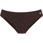 LASCANA Bas de bikini brun foncé