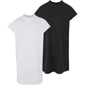 Urban Classics Robe 'Turtle Extended' noir / blanc