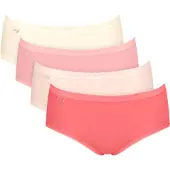 Sloggi Slip ' Originals Basic ' crème / jaune clair / rose / rouge