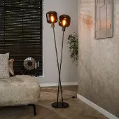 Lyora Lampadaire de conception Bronza Marron Sienna - 2x E27