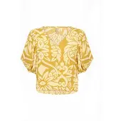 Soyaconcept Chemisier 'Felone' miel / jaune pastel