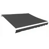 vidaXL LaFeldoek 450 x 300 cm Leinwand Anthrazit