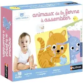 Nathan - 4 animaux de la ferme à assembler