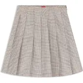 HUGO Ranike 10280556 Red Short Skirt Beige 36 Femme