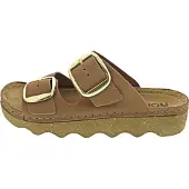 Rohde Foggia-D : Chaussures pour femmes, pantoufles, sandales, couleur marron, style décontracté