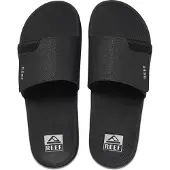 Reef Claquettes / Tongs 'Fanning' noir / blanc