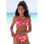LASCANA Hauts de bikini crème / orange / rose