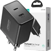JOYROOM Chargeur rapide Jr-Tcf09 2X Usb-C 40W - Noir
