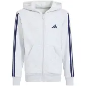 Adidas Veste de survêtement 'Essentials' bleu marine / gris chiné