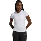 Adidas T-shirt fonctionnel 'PWR ESS' blanc / blanc cassé