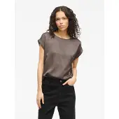 Vila T-shirt 'VIEllette' moka