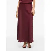 Vila Ellette High Waist Midi Skirt Violet 36 Femme