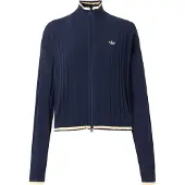 Adidas Originals Cable Knit Firebird Full Zip Sweatshirt Bleu L Femme
