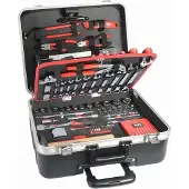 Sam Outillage Valise trolley + 136 outils fermeture à clé - CP-136N