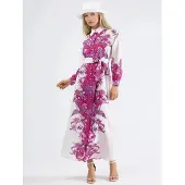 MSN Collection Robe rose / blanc
