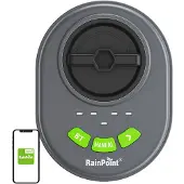 Rainpoint 4 Zone Sprinkler Controller With App Bluetooth Argenté