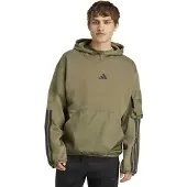 Adidas City Tech Utility Fleece Hoodie Vert S Homme