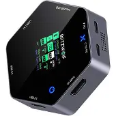 BlitzWolf 8in1 Hub Bw-th16 Usb Lcd Smart Display 100w Argenté