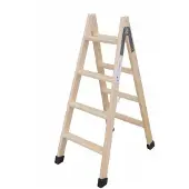 Plabell Escalier Bois Large Bld-6 Robuste, Marches Larges Pour Confort Et Sécurité. -