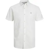 Jack & Jones Summer Shield Short Sleeve Shirt Blanc 2XL Homme