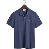 Gant T-Shirt saphir / gris clair / rouge / blanc