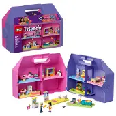 LEGO Portable Creative Dollhouse Construction Game 355 Pieces Rose Enfants