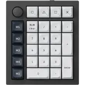 Keychron Q0 Max schwarz/weiss Gateron Jupiter Red Hot-Swap Aluminiumrahmen