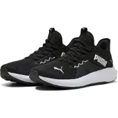Puma Softride Enzo 5 Slip : Chaussures de sport pour femmes, modèle slip-on, couleur noire, idéales pour l'entraînement et les activités de loisirs