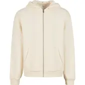 Build Your Brand Fluffy Full Zip Sweatshirt Beige 2XL Homme