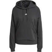 Adidas Essentials Small Logo French Terry Hoodie Noir 2XL Femme