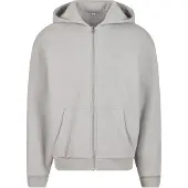 Build Your Brand Fluffy Full Zip Sweatshirt Gris L Homme