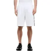 EA7 pour homme. 7M001481_AF12660 Bermuda Logo Series en interlock blanc (L), Casuel, Sport, Coton