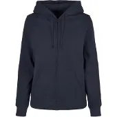 Build Your Brand Basic Full Zip Sweatshirt Bleu XS Femme