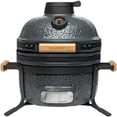 Berghoff Ron, Barbecue, Charbon de bois (combustible), Balcone, D'extérieur, De table, Noir, Gris, Rond