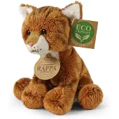 Rappa Peluche Chat Gingembre 14 Cm Ecologique