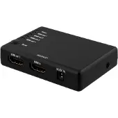 Deltaco Répartiteur HDMI, 1 entrée HDMI, 4 sorties HDMI, 10,2 Gbit/s, noir