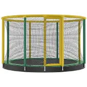 Akrobat Trampoline "Gallus Inground", ø 427 cm, gris-noir