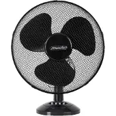 Mesko Fan MS 7308 Ventilateur de table, vitesse 2, 30 W, oscillation, diamètre 23 cm, noir