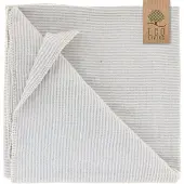 Unique living Couverture Sally douce et chaude en blanc pigeon