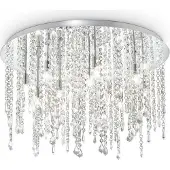 Ideal Lux Chrome cristal plafonnier ROYAL 12 ampoules