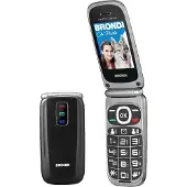 Brondi Amico Leale Téléphone mobile double SIM Noir Écran 2,4 pouces Compact et robuste