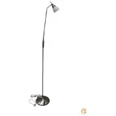 Paul Neuhaus Produit de deuxième choix Lampadaire LED Pino Lampe Lampadaire Luminaire Argent mat 605