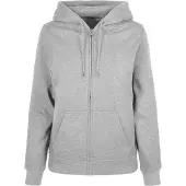 Build Your Brand Basic Full Zip Sweatshirt Gris XS Femme