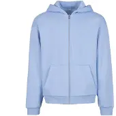 Build Your Brand Fluffy Full Zip Sweatshirt Bleu 2XL Homme