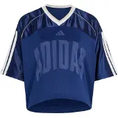 Adidas Stadium Mesh Short Sleeve V Neck T-shirt Bleu 4XL Femme