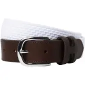 Hackett London pour homme. HM413225 Ceinture parachute blanche (L), Casuel, Polyester