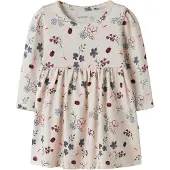 Name it Robe 'NBFKAMELIA' beige chiné / saphir / rose clair / rouge rubis