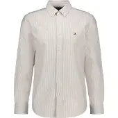 Tommy Hilfiger Mw0mw36238 Oxford Long Sleeve Shirt Blanc M Homme