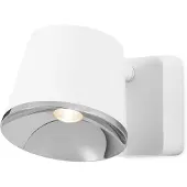 Leds-C4 Lighting LEDS-C4 Drone, 1 flamme, blanc/argenté